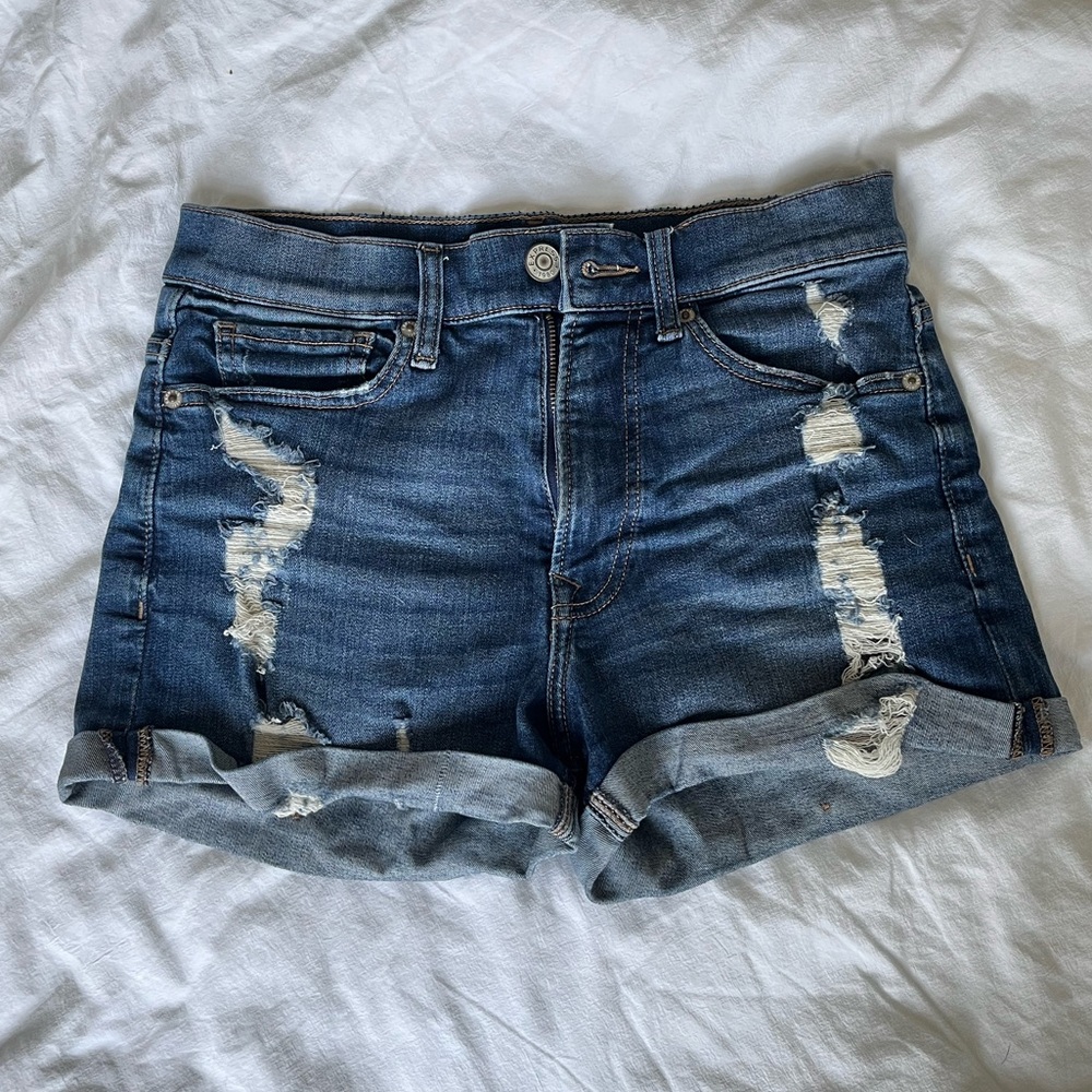 Express High Rise Shorties sz 4
